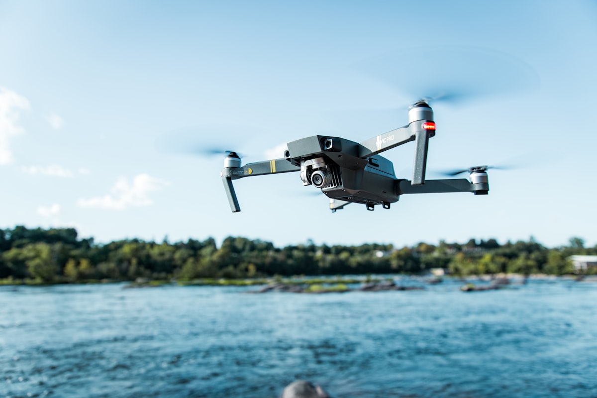 Drone caméra Swiftly en vol